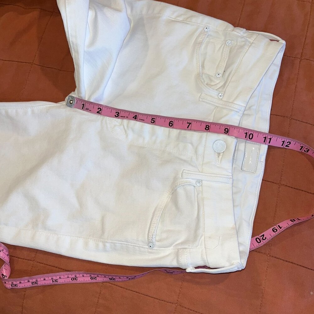 Mother The Looker Crop Jeans White Sz 35 Womens - Picture 8 of 13